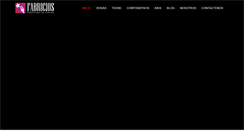 Desktop Screenshot of fabricios.com.pe
