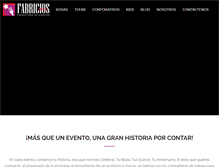 Tablet Screenshot of fabricios.com.pe